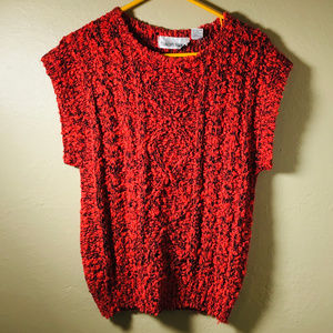 Patsy's Place Vintage Short Sleeved Sweater Size M